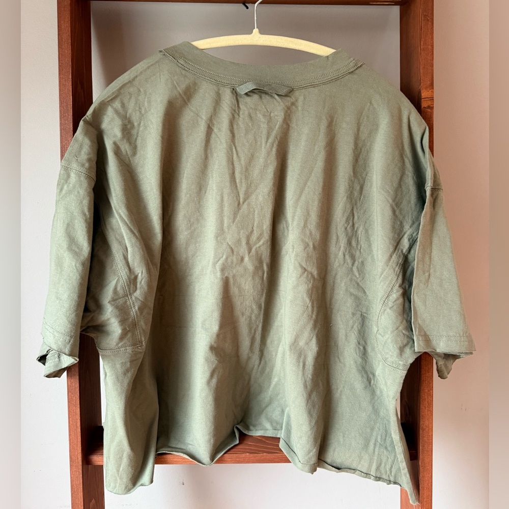 NWT Free People Inspire Buti Logo Tee - Picture 3 of 3